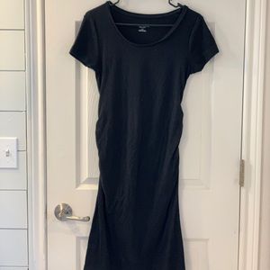 Black maternity dress